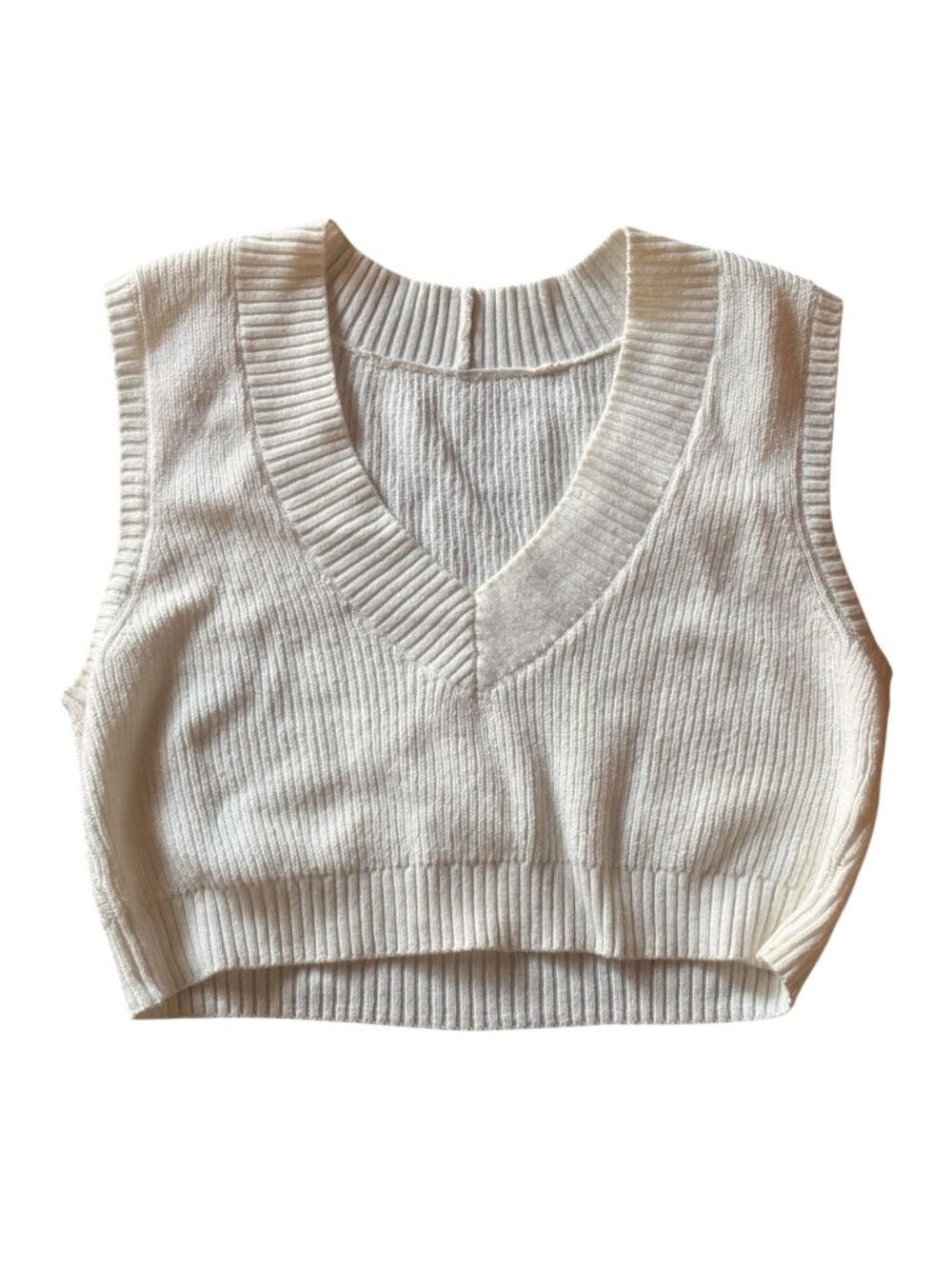 Alo Yoga Supernatural Sweater Tank In Ivory
